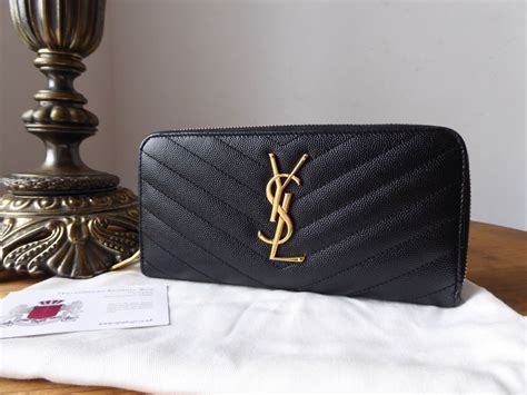 ysl zipper wallet.